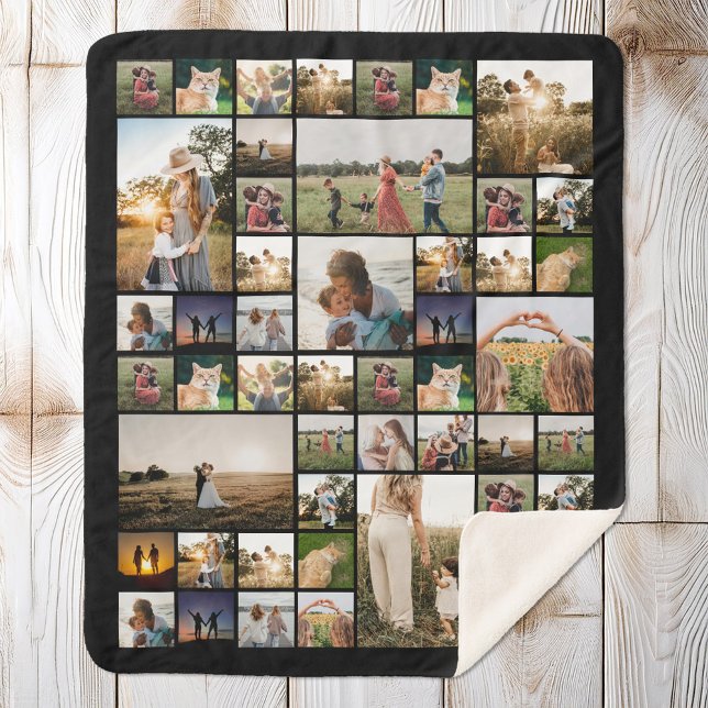 Einfache FotoCollage Personalisiert Sherpadecke (Von Creator hochgeladen)