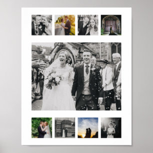 Einfache FotoCollage Poster