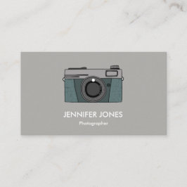 Einfache Fotografie-Kamera-Visitenkarten Visitenkarte