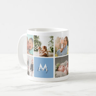 Einfache Fotomaterial Moderne Mama Vater Kinder Kaffeetasse