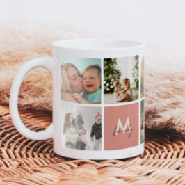 Einfache Fotomaterial Moderne Mama Vater Kinder Kaffeetasse