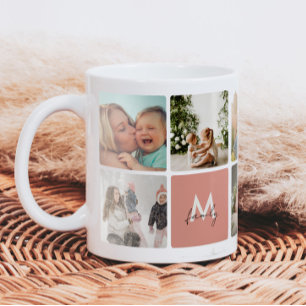Einfache Fotomaterial Moderne Mama Vater Kinder Kaffeetasse