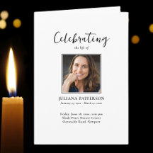 Einfache Fotos Klassischer Beerdigungsauftrag