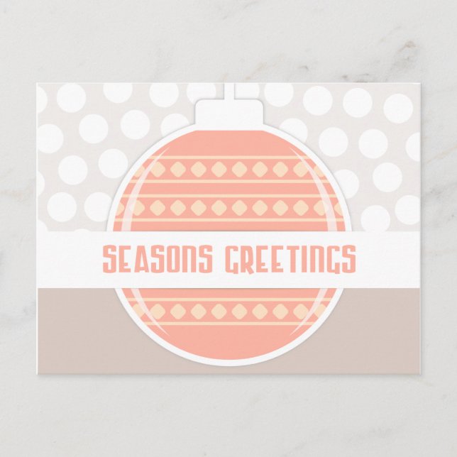 Einfache Frohe Festtage Weihnachten (Vorderseite)