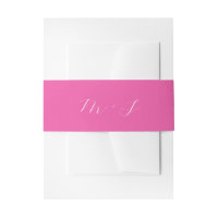 Einfache Fuchsia Pink Hochzeitsfeier