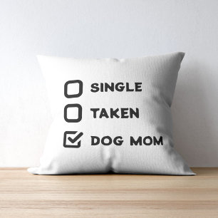 Einfache Funny Checkbox Single, genommen, Hunde Ma Kissen