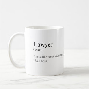 Einfache Funny Lawyer Definition Joffee Kaffeetasse