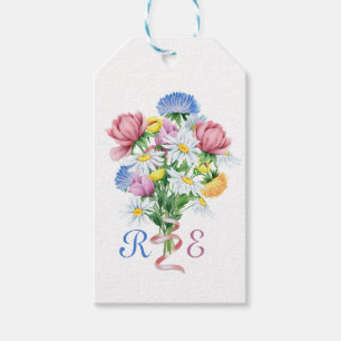 Einfache Garten-Frühlingsmargerite Wildblume Minim Geschenkanhänger