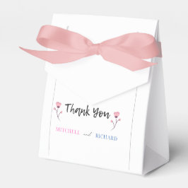 Einfache Gastgeschenk Hochzeit für Elegantes Scrip Geschenkschachtel