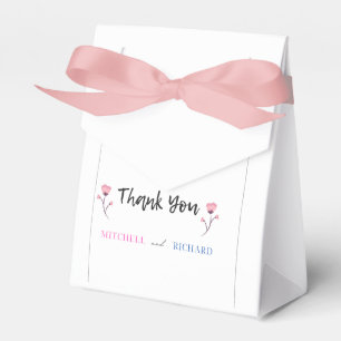 Einfache Gastgeschenk Hochzeit für Elegantes Scrip Geschenkschachtel