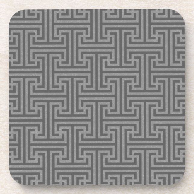 Einfache geometrische Formen Getränkeuntersetzer (Vorderseite)