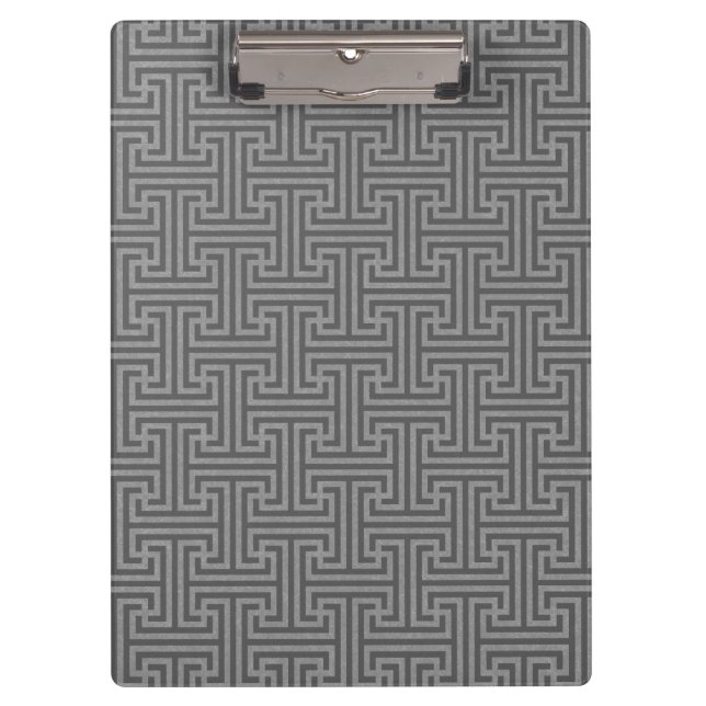 Einfache geometrische Formen Klemmbrett (Vorderseite)