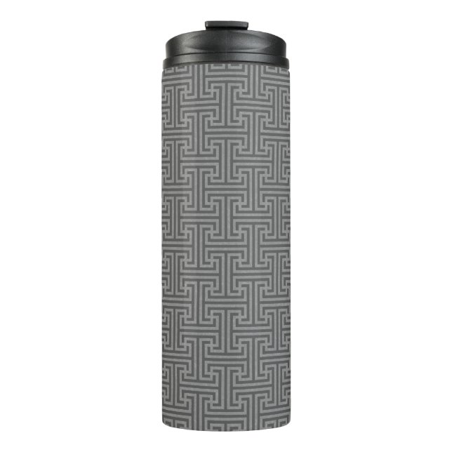 Einfache geometrische Formen Thermosbecher (Vorderseite)