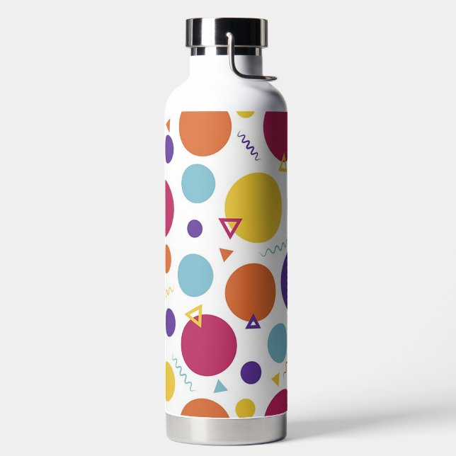 Einfache geometrische Formen Trinkflasche (links)