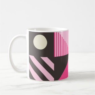 Einfache geometrische Skandinavische Artwork Kaffeetasse