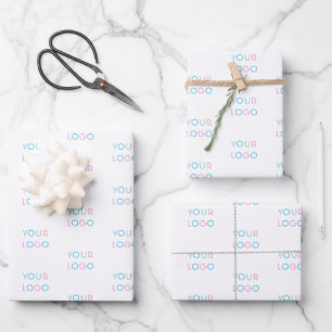 Einfache Geschenkpapierbögen mit Ihrem Logo Geschenkpapier Set