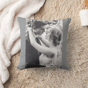 Einfache Gestaltung Foto Kopfkissen Hochzeit maßge Kissen