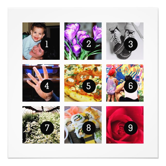 Einfache Gestaltung Ihres eigenen Fotos Kunst mit  Fotodruck (Vorne)