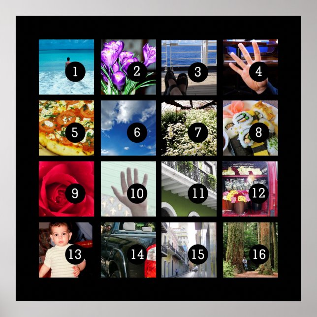 Einfache Gestaltung Ihres eigenen Fotos Kunst mit  Poster (Vorne)