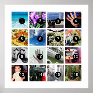 Einfache Gestaltung Ihres eigenen Fotos Kunst mit  Poster