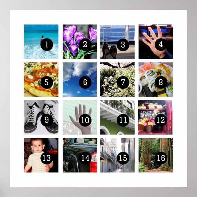 Einfache Gestaltung Ihres eigenen Fotos Kunst mit  Poster (Vorne)