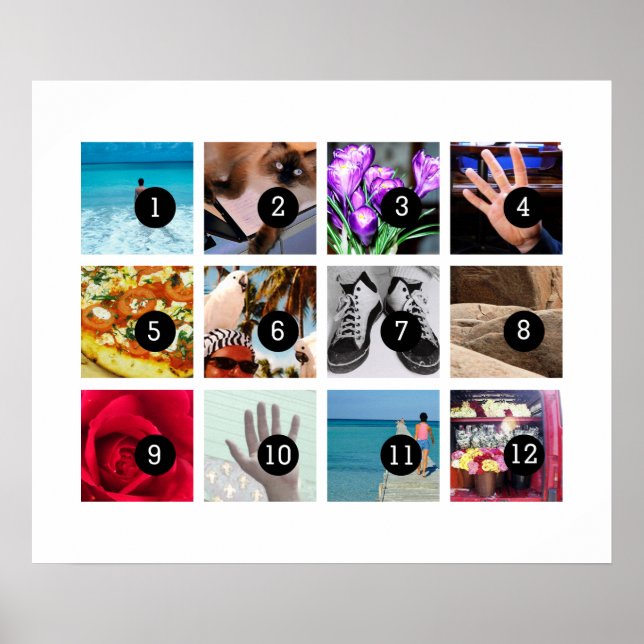 Einfache Gestaltung Ihres eigenen Fotos Kunst mit  Poster (Vorne)