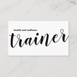 Einfache Gesundheits-und Visitenkarte