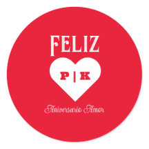 Einfache glückliche Jubiläumsfeier Spanisches Weiß