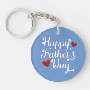 Einfache glückliche Vatertagskalligrafie Schlüsse Schlüsselanhänger