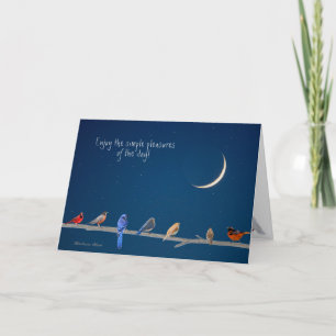 Einfache Glückwünsche: Happy bird Day!: Card! Karte