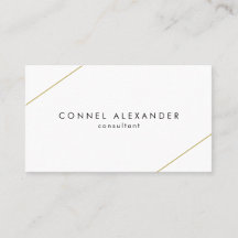 Einfache Gold Linien modern