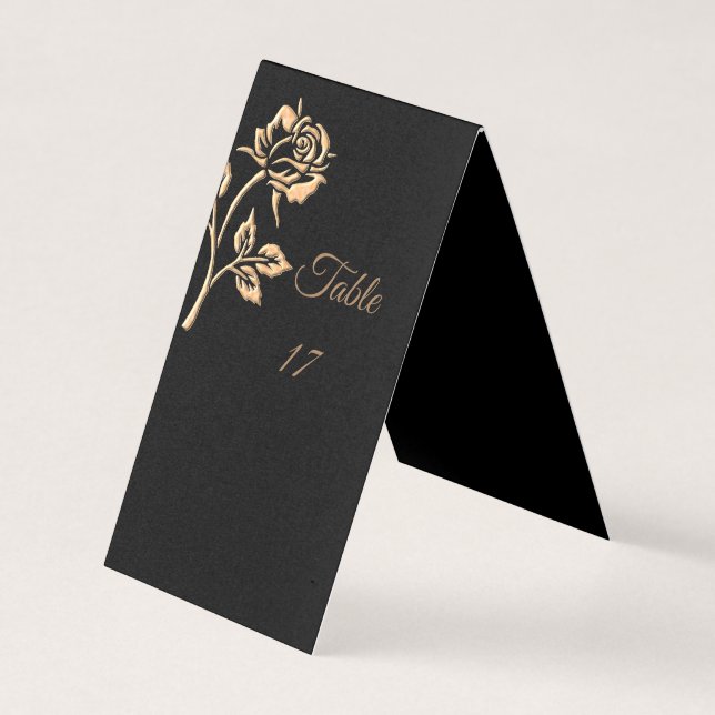 Einfache Gold-Rose (Vorderseite)
