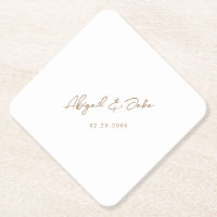 Einfache Gold Script-Hochzeitsboni Diamond