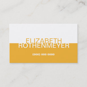 Einfache Goldplatten-Visitenkarte Visitenkarte