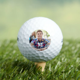 Einfache Golfer-Fotovorlage Golfball