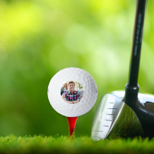 Einfache Golfer-Fotovorlage Golfball