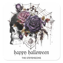 Einfache gotische Rose und Halloween-Party