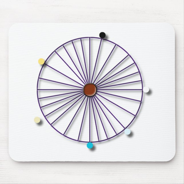 Einfache Gottheiten durch reiches La Bonté Mousepad (Vorne)