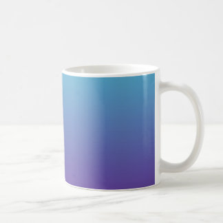 Einfache Gradienten Hintergrund Lila Türkisblau Tasse