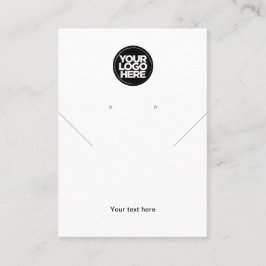 Einfache Grafikkarte für die weiße Kette Visitenkarte