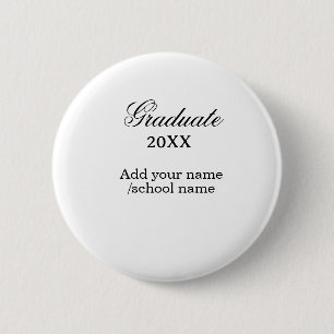 Einfache Gratulation zur minimalen Abschlussklasse Button