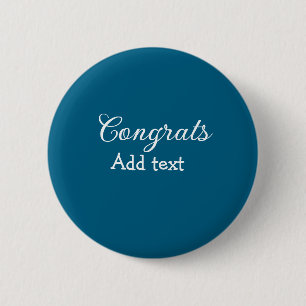 Einfache Gratulationen Abschluss hinzufügen Button