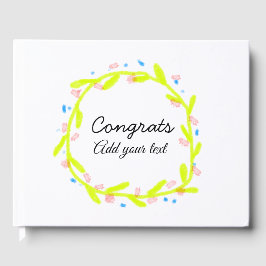 Einfache Gratulationen Abschluss hinzufügen Gästebuch