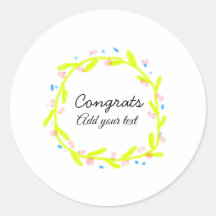 Einfache Gratulationen Abschluss hinzufügen