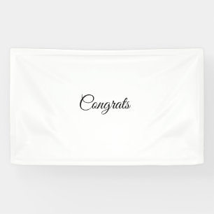Einfache Gratulationen fügen Ihren Textnamen hinzu Banner