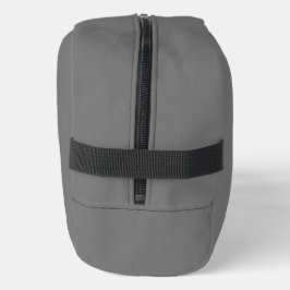 Einfache graue Behörde® Waschbeutel