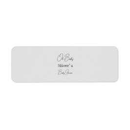 Einfache graue Elegant-Kinderdusche