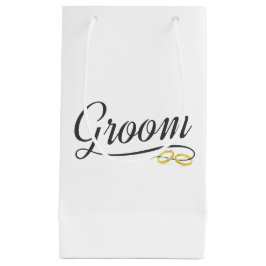 Einfache Groom Floral Wedding Calligraphy | Gesche Kleine Geschenktüte