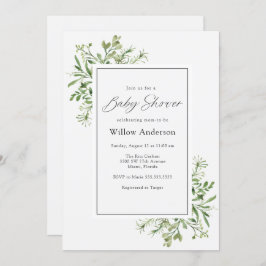 Einfache Grünanlage Kinderdusche Einladung