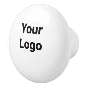 Einfache grüne Aquarellfarbe abstrakt Logo hinzufü Keramikknauf